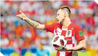  ?? / FOTO: AFP ?? Rakitic destacó el apoyo de muchas partes del mundo hacia los croatas.