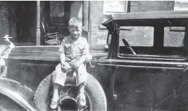  ??  ?? Frankie Cosenzo Jr. on Lett Street in LeBreton Flats in 1946.