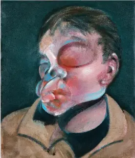  ?? Photograph: Prudence Cuming Associates/The Estate of Francis Bacon. All rights reserved, DACS/Artimage 2022 ?? Francis Bacon, Self-Portrait with Injured Eye, 1972. The painting was inspired by the aftermath of a violent quarrel.
