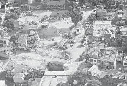  ??  ?? Vista panorámica de Jojutla, Morelos, donde cientos de casas resultaron afectadas por el sismo del 19 de septiembre ■ Foto Carlos Ramos Mamahua