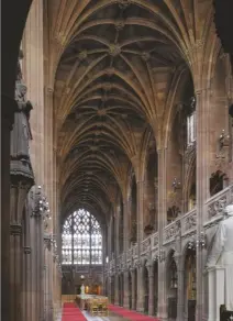  ??  ?? Fig 4: The cathedral-like Reading Room has elaborate vaults of superb stonework