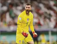  ?? Dan Mullan / Getty Images ?? US goalie Matt Turner, a Fairfield University graduate, celebrates during Tuesday’s World Cup win over Iran.