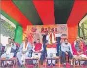  ?? HT PHOTO ?? Jharkhand BJP president Babulal Marandi at an event in Jamshedpur on Wednesday.