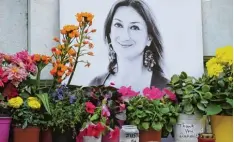  ?? Foto: Lena Klimkeit, dpa ?? Mord mitten in Malta: Journalist­in Daphne Caruana Galizia.