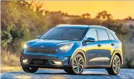  ?? Kia Motors ?? THE NIRO is highly fuel efficient and offers a good amount of cargo room.