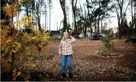  ?? Photograph: Talia Herman/The Guardian ?? Mary Nieland in a fruit orchard in Paradise, California.