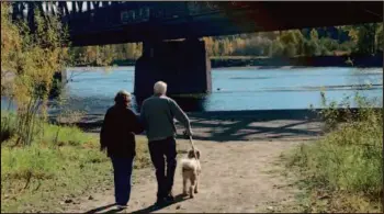  ?? UNBC PHOTO ?? Creating accessible pathways, trails and sidewalks are an important part of making communitie­s livable for people living with dementia and their caregivers.