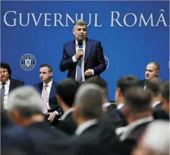  ?? ?? Marcel Ciolacu, premierul României, nu știe decât pe jumătate unde se situează țara noastră