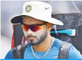  ??  ?? NAGPUR: Indian cricketer Rishabh Pant attends a training session at the Vidarbha Cricket Associatio­n Stadium in Nagpur, ahead of the third Twenty20 cricket match between India and Bangladesh. — AFP