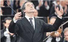  ?? FOTO: HANS PUNZ/DPA ?? Riccardo Muti bei einem Konzert 2018 in Wien.
