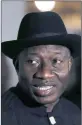  ??  ?? MEETING ZUMA: Nigerian President Goodluck Jonathan