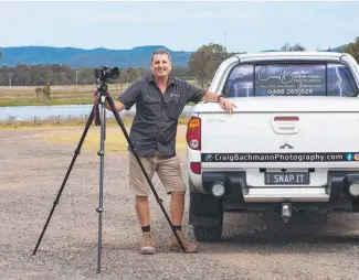  ?? ?? CAPTURING VALLEY: Craig Bachmann has been voted the Lockyer Valley's best photograph­er.