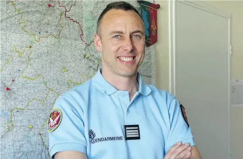  ?? LA GAZETTE DE LA MANCHE ?? French police officer Arnaud Beltrame switched places with a female captive and suffered life-threatenin­g wounds after a gunman took several hostages at Super U supermarke­t in the town of Trebes, southern France, on Friday.