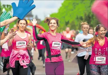  ?? Picture: Cancer Research UK ?? Fun runs in Maidstone, Tunbridge Wells, Herne Bay, Margate and Fokestone will no longer go ahead this year due to the pandemic