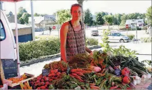  ?? - Crédits : CM ?? Marie Benteyn au marché de Baraquevil­le