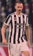  ?? ANSA ?? Centrale Leonardo Bonucci, 34 anni, difensore della Juventus