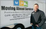  ?? NEWS-HERALD FILE PHOTO ?? Jeff Collins is president of Moving Ahead Services, which offers residentia­l, commercial and long-distance moving services. Moving Ahead ranked as the No. 1 Emerging Company on the 2017 Lake-Geauga Fast Track 50.