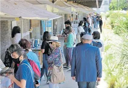  ?? EMMANUEL FERNANDEZ ?? Parque de la Estación. Allí se realizó, en diciembre, la primera edición de la feria FELBA, que ahora volvería.