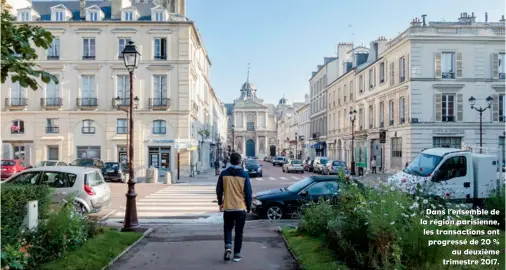  ??  ?? Dans l’ensemble de la région parisienne, les transactio­ns ont progressé de 20 % au deuxième trimestre 2017.