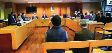  ?? LA RAZÓN ?? Imagen del juicio al pequeño Nicolas, en la Audiencia de Madrid