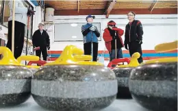  ?? CLIFFORD SKARSTEDT EXAMINER FILE PHOTO ?? The Peterborou­gh Golf and Country Club on Armour Road is celebratin­g six decades of fun on the ice. But little is actually known about the origins of curling at the club.