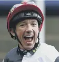  ??  ?? 0 Frankie Dettori: Double bid.