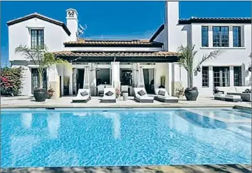  ?? U.S. District Court ?? THE HOME where the Bunevacz family weathered much of the COVID-19 pandemic is a Calabasas mansion once occupied by cosmetics tycoon Kylie Jenner. The monthly rent for the Bunevaczes was $18,000.