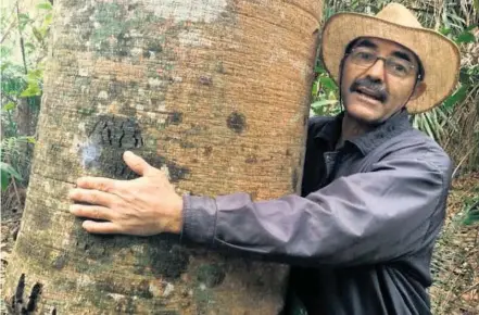  ?? MOG PRODUTORA ?? Natureza ameaçada. Cena do documentár­io ‘Ruivaldo, o Homem que Salvou a Terra’, dirigido por Jorge Bodanzky