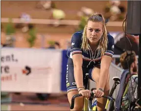  ??  ?? Mathilde Gros a découvert le cyclisme par hasard, au Creps d’Aix-en-Provence.