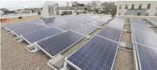  ?? MICHELLE BERG ?? Saskpower customers generating solar energy will receive fewer credits from the utility, a move the city is also considerin­g.