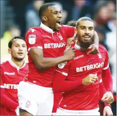  ??  ?? HE’S THE MAN: Grabban celebrates after scoring his first goal