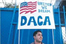  ?? FOTO: AGENCIA AFP ?? Al menos 680,000 jóvenes de diferentes lugares del mundo son beneficiar­ios del programa DACA en EE UU.