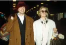  ?? ?? De Cadenet and John Taylor at Heathrow airport in 1991. Photograph: Dennis Stone/ Shuttersto­ck