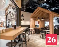  ??  ?? Columbus Café a repris les rênes de la master-franchise européenne de Copper Branch, une marque complément­aire pour l’enseigne.