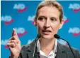  ?? Foto: dpa ?? Alice Weidel