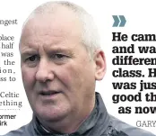  ??  ?? I’M CRAIG’S No.1 FAN Former Cowdenbeat­h manager Kirk