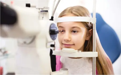  ?? STOCK.ADOBE.COM ?? The National Survey of Children’s Health found that in 2016-17 a quarter of children were not regularly screened for vision problems.
