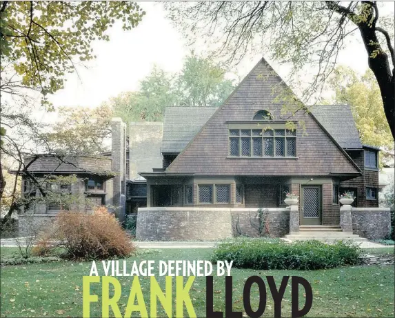  ?? PHOTOS: FRANK LLOYD WRIGHT PRESERVATI­ON TRUST ??