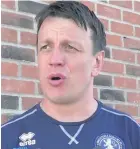  ??  ?? Swinton Lions boss Stuart Littler