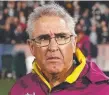  ?? ?? Lions coach Chris Fagan. young First Nations players had been separated from their partners and one player and their partner were encouraged to terminate a pregnancy.
The document reportedly includes allegation­s against Clarkson.