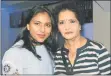  ?? PICTURE: SYDNEY REDDY ?? The Bird Cage, hosted a luxury day out for Women’s Day in the Classic Room at the Greyville Convention Centre. Seen at the event were, from left: Avisha Harisanker and Lalitha Ramlall.