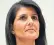  ??  ?? Nikki Haley, US ambassador to the UN: optimistic about working with China against the North Korea threat