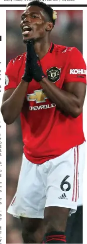  ?? GETTY IMAGES ?? They think it’s Paul over: United are preparing to sell Pogba