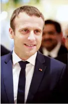  ?? BENJAMIM CREMEL|AFP ?? Emmanuel Macron quer mais ética na política