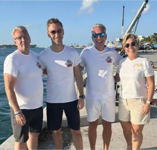  ?? FOTO: SUDRHEIM OFFSHORE RACING ?? NYTT TEAM: Rolf Arnestad, Pål Virik Nilsen, Ove Trøen og Gro Helgesen utgjør en sentral del av nye Sudrheim Offshore Racing.