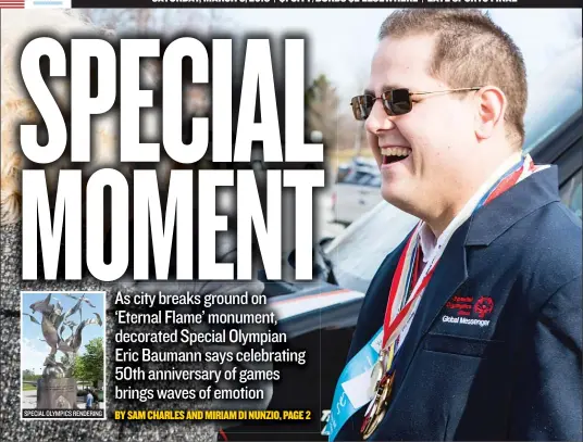  ?? JAMES FOSTER/ FOR THE SUN- TIMES ?? SPECIAL OLYMPICS RENDERING