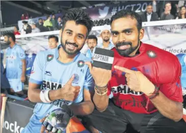  ?? GETTY ?? Manpreet Singh (left) will lead the side and goalkeeper PR Sreejesh has made a comeback into the India squad for the CWG.