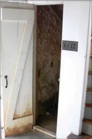  ?? SUBMITTED PHOTO ?? Police say a 72-year-old woman was beaten, bound and then tossed in this storage room in her East Brandywine home, where she remained for four days until being discovered by family members. A 17-year-old has been charged in the attack.