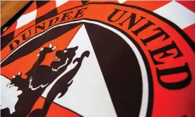  ??  ?? A general view of the Dundee United badge. Photograph: Ross MacDonald/SNS Group