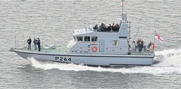  ??  ?? SEA TRAINER: The vessel that formerly belonged to the now-closed Aberdeen University Royal Naval Unit, which shut in 2012 but which an MP wants to see reopened